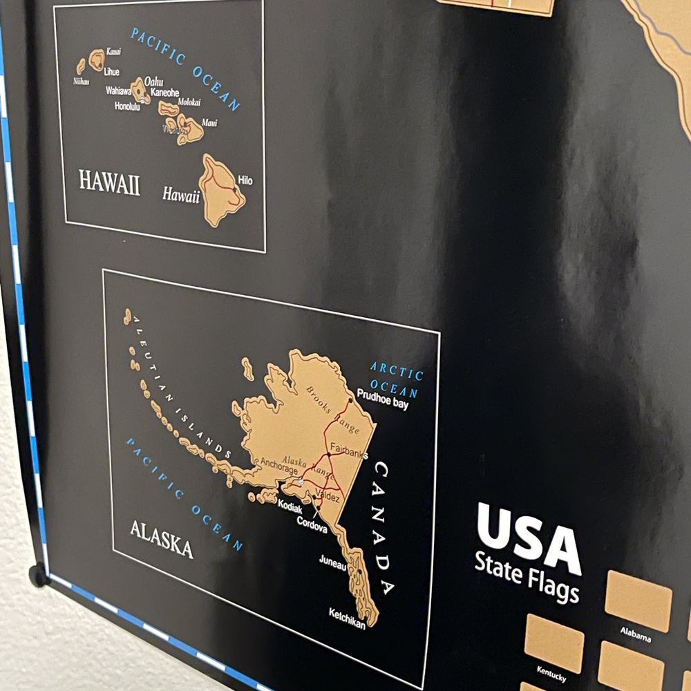 Wonderful Maps Scratch Off - Picture 3 of 4